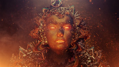 額装品/Bjork/ビョーク/Core/Andrew Thomas/アート Björk 'Mutual Core' by Andrew Thomas Huang – just signed to